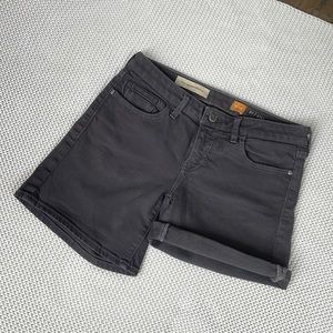 Pilcro and the Letterpress by Anthropologie: Dark gray jean shorts